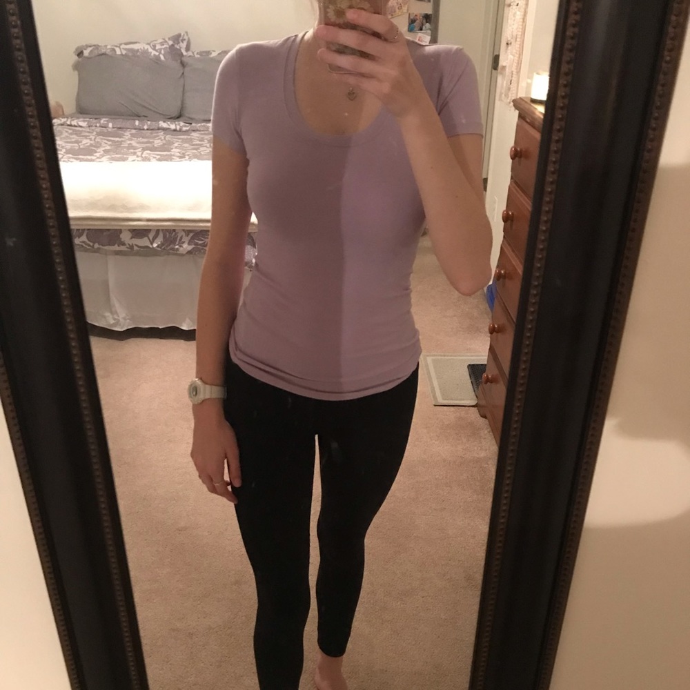 Purple tee